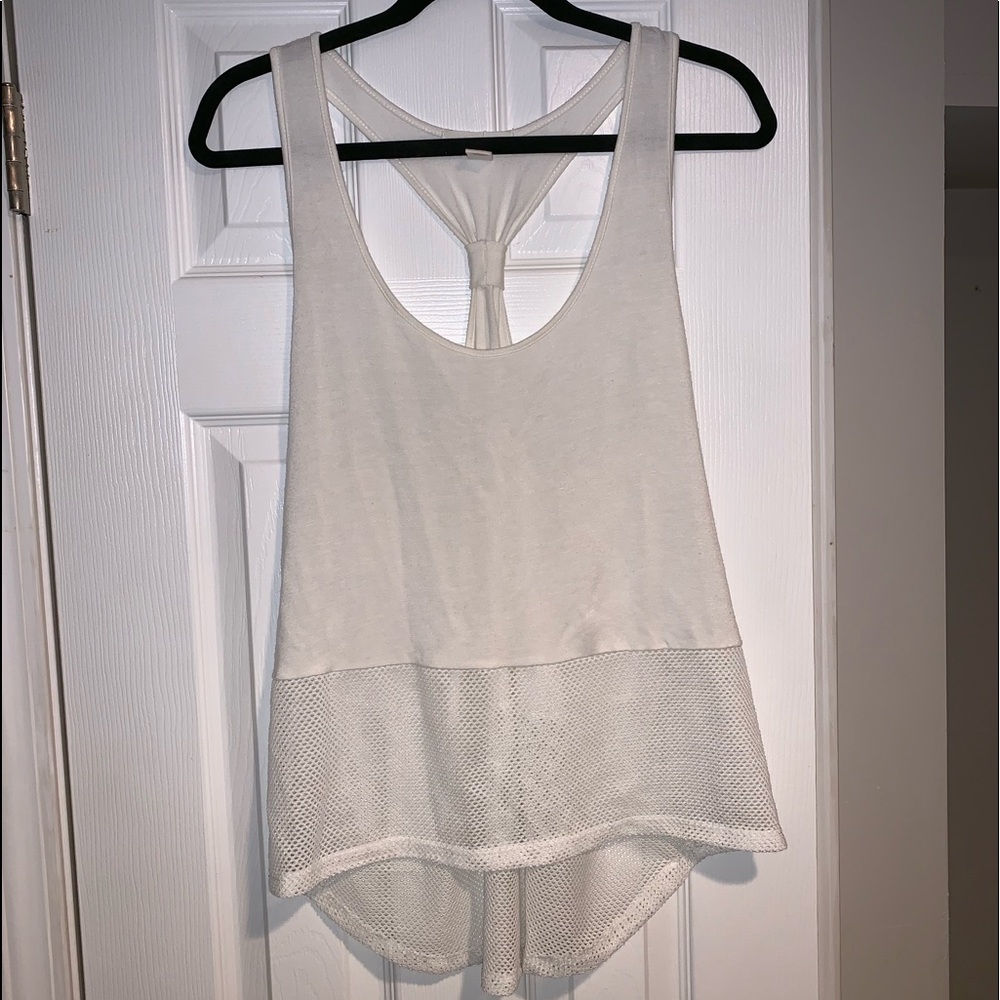 Forever21 Large white mesh tank